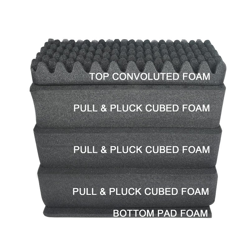 MEIJIA All Weather Waterproof Hard Camera Case With Customized Fit Foam Included, Elegant Black,Fit for Drones,camera,lens,16.26x8.66x13.39inches - Image 3